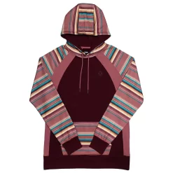 Hooey Women's Savannah Serape Stripe Hoodie
