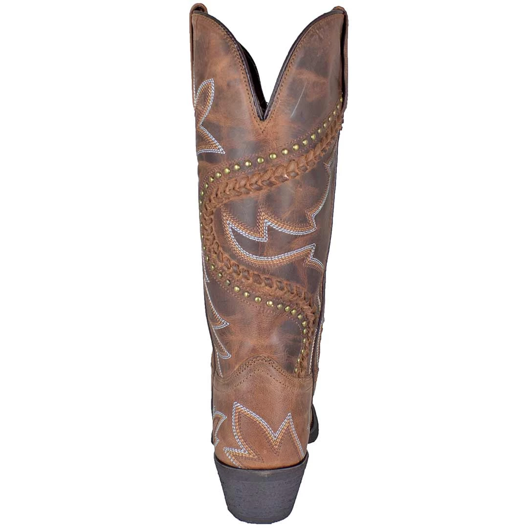 Laredo Women's Sidewind Leather Cowgirl Boots 5 Laredo Women's Sidewind Leather Cowgirl Boots - Image 5
