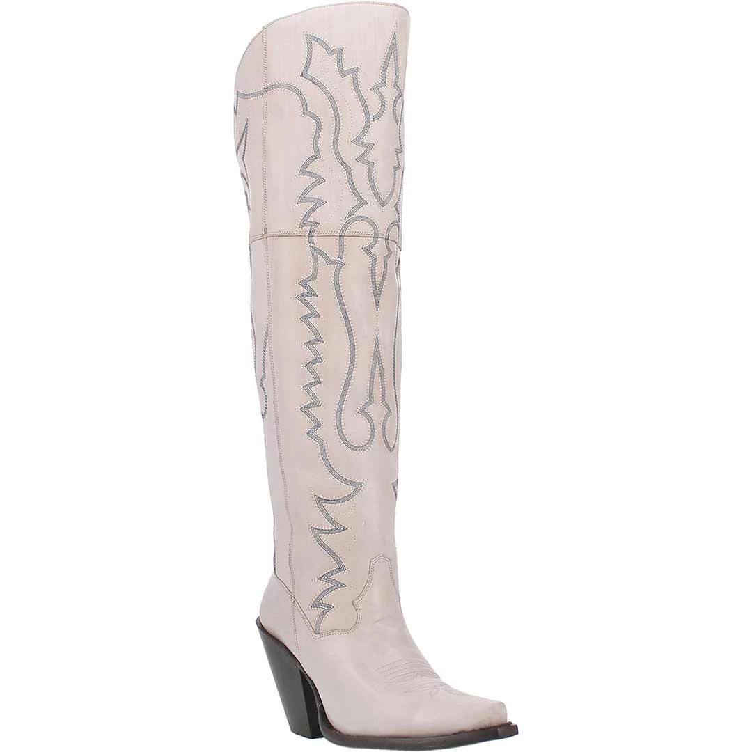 Dan Post Women's Loverly Thigh High Cowgirl Boots 2 Dan Post Women's Loverly Thigh High Cowgirl Boots - Image 2