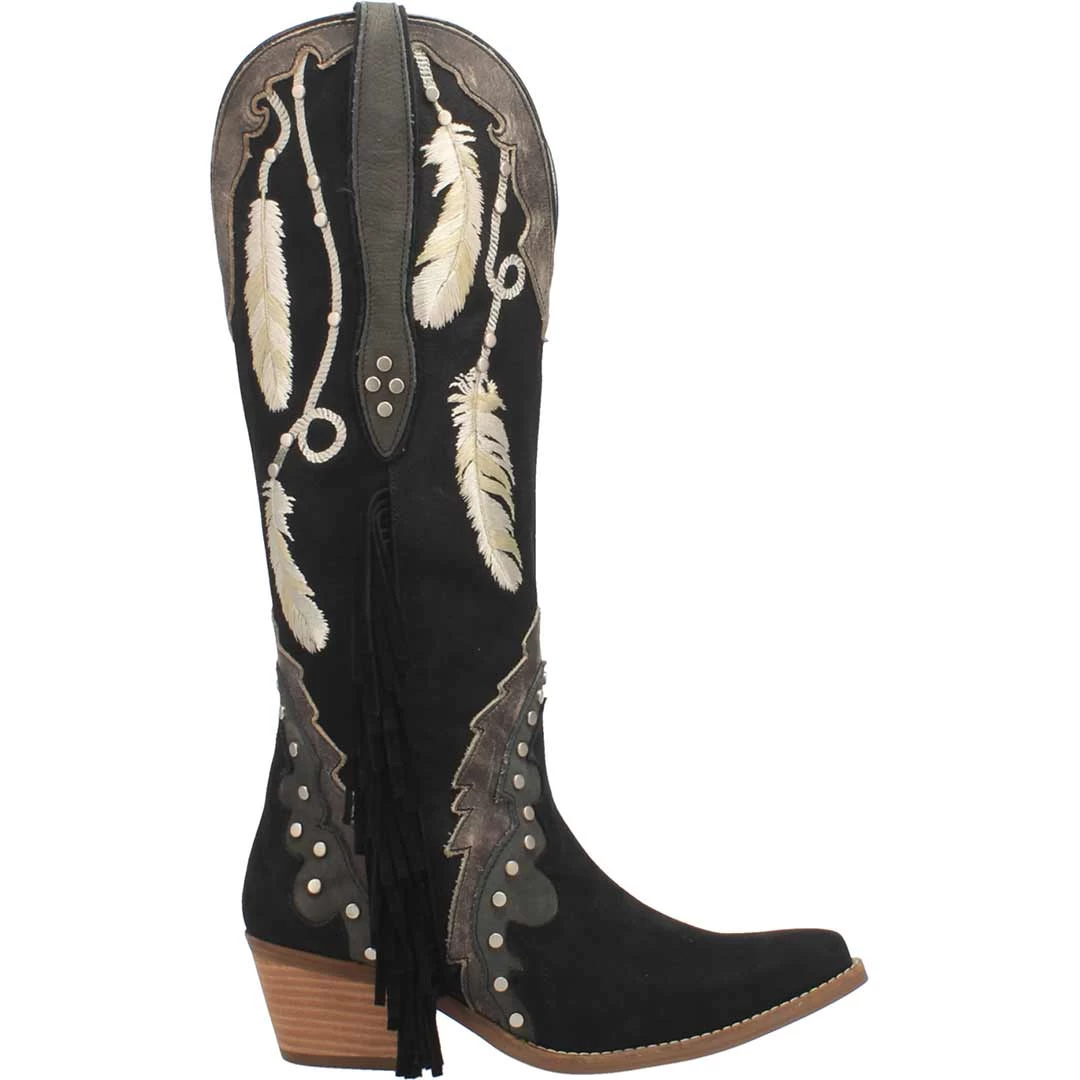 Dingo Women's Dream Catcher Leather Cowgirl Boots 4 Dingo Women's Dream Catcher Leather Cowgirl Boots - Image 4
