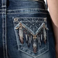 Miss Me Women's Aztec Glitz Bootcut Jeans -Western Fashion Ladies img22240 miss me women s aztec glitz bootcut jeans