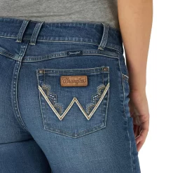 Wrangler Women's Retro Mae Aztec Pocket Bootcut Jeans -Western Fashion Ladies img22766 wrangler women s retro mae aztec pocket bootcut jeans
