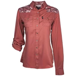 Hooey Brands Women's Floral Yoke Sol Snap Shirt