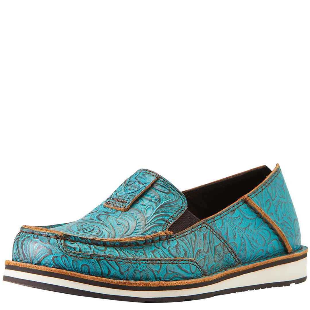 Ariat Women's Floral Embossed Cruiser Slip-on Shoes 1 Ariat Women's Floral Embossed Cruiser Slip-on Shoes