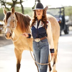 Ariat Women's Loretta Snap Shirt -Western Fashion Ladies img24898 ariat women s loretta snap shirt