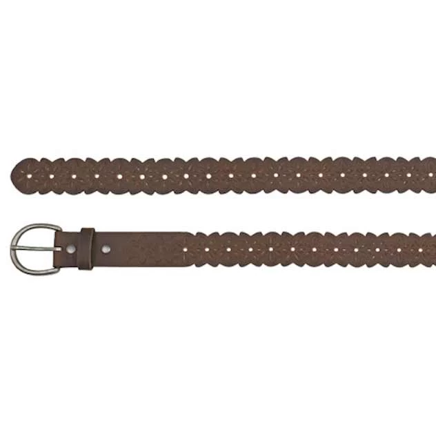 Catchfly Women's Laser Cut Floral Belt 2 Catchfly Women's Laser Cut Floral Belt - Image 2