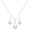 Montana Silversmiths Women's Hearts On A Swing Jewelry Set