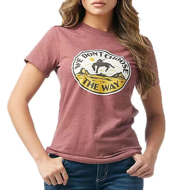 Wrangler X Yellowstone Women's We Don’t Choose T-Shirt 1 Wrangler X Yellowstone Women's We Don’t Choose T-Shirt