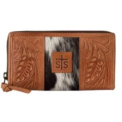 STS Ranchwear Yipee Kiyay Zipper Wallet