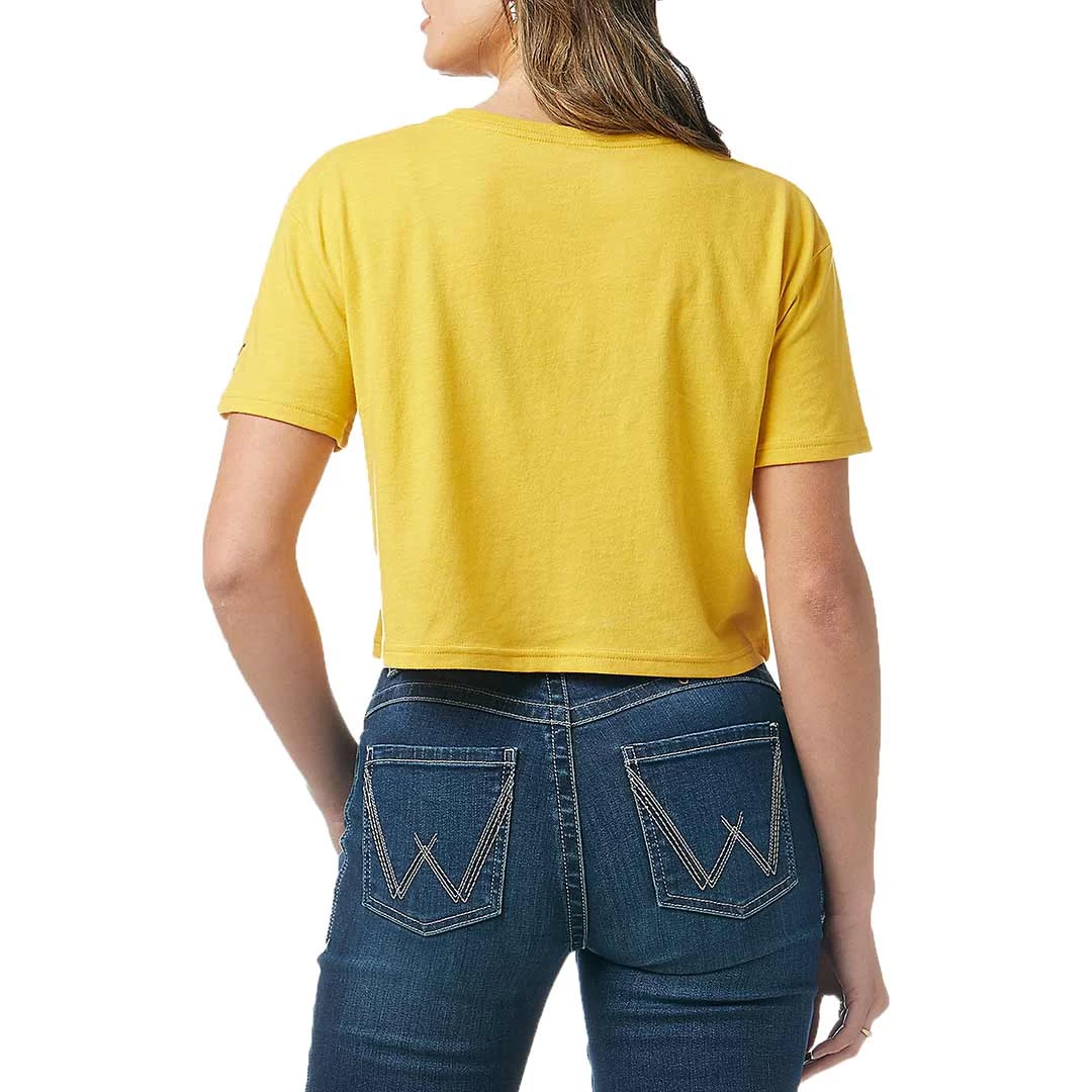 Wrangler X Yellowstone Women's Horse Cropped Tee 2 Wrangler X Yellowstone Women's Horse Cropped Tee - Image 2