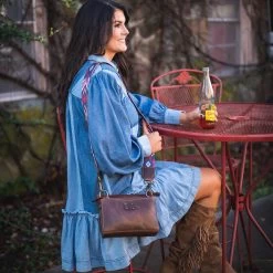 STS Ranchwear Chocolate Basic Bliss Lily Crossbody Purse -Western Fashion Ladies img29494 sts ranchwear chocolate basic bliss lily crossbody purse