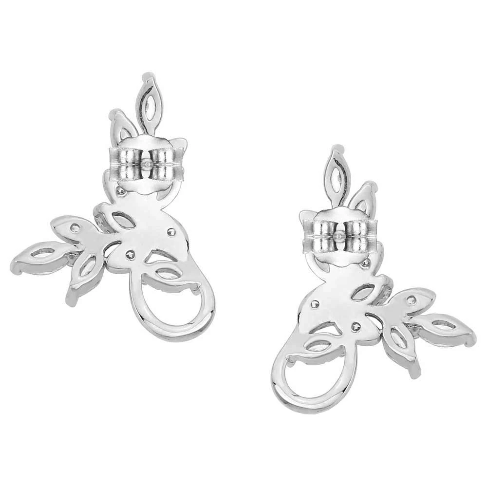 Montana Silversmiths Frozen In Time Leaf Earrings 2 Montana Silversmiths Frozen In Time Leaf Earrings - Image 2