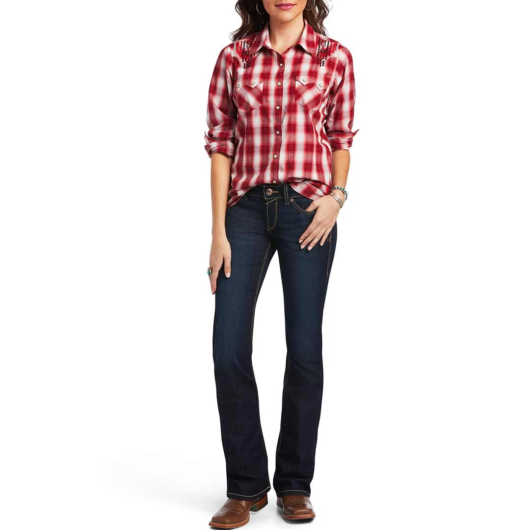 Ariat Women's REAL Ruby Snap Shirt 3 Ariat Women's REAL Ruby Snap Shirt - Image 3