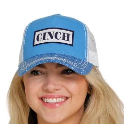Cinch Women's Logo Patch Snap Back Cap -Western Fashion Ladies img34202 cinch women s logo patch snap back cap