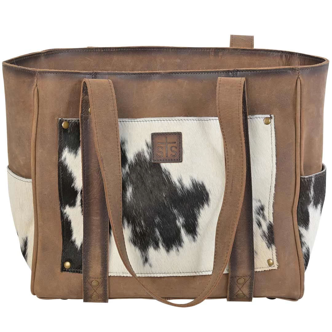 STS Ranchwear Cowhide Trinity Tote Bag 2 STS Ranchwear Cowhide Trinity Tote Bag - Image 2
