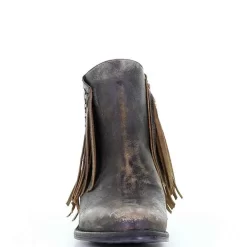 Circle G Women's Cut-Out With Fringe Round Toe Cowgirl Boots -Western Fashion Ladies img38304 circle g women s cut out with fringe round toe cowgirl boots