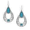 Montana Silversmiths New Stone Teardrop Earrings