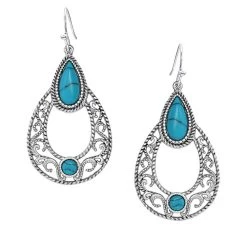 Montana Silversmiths New Stone Teardrop Earrings