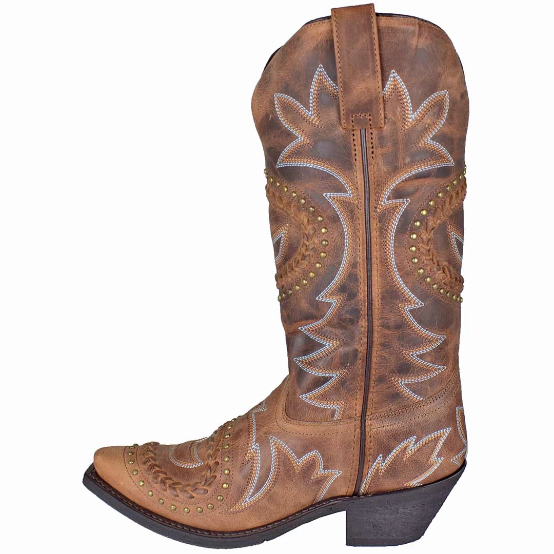 Laredo Women's Sidewind Leather Cowgirl Boots 2 Laredo Women's Sidewind Leather Cowgirl Boots - Image 2