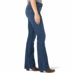Wrangler Women's Aura Instantly Slimming Straight Leg Jeans -Western Fashion Ladies img44166 wrangler women s aura instantly slimming straight leg jeans