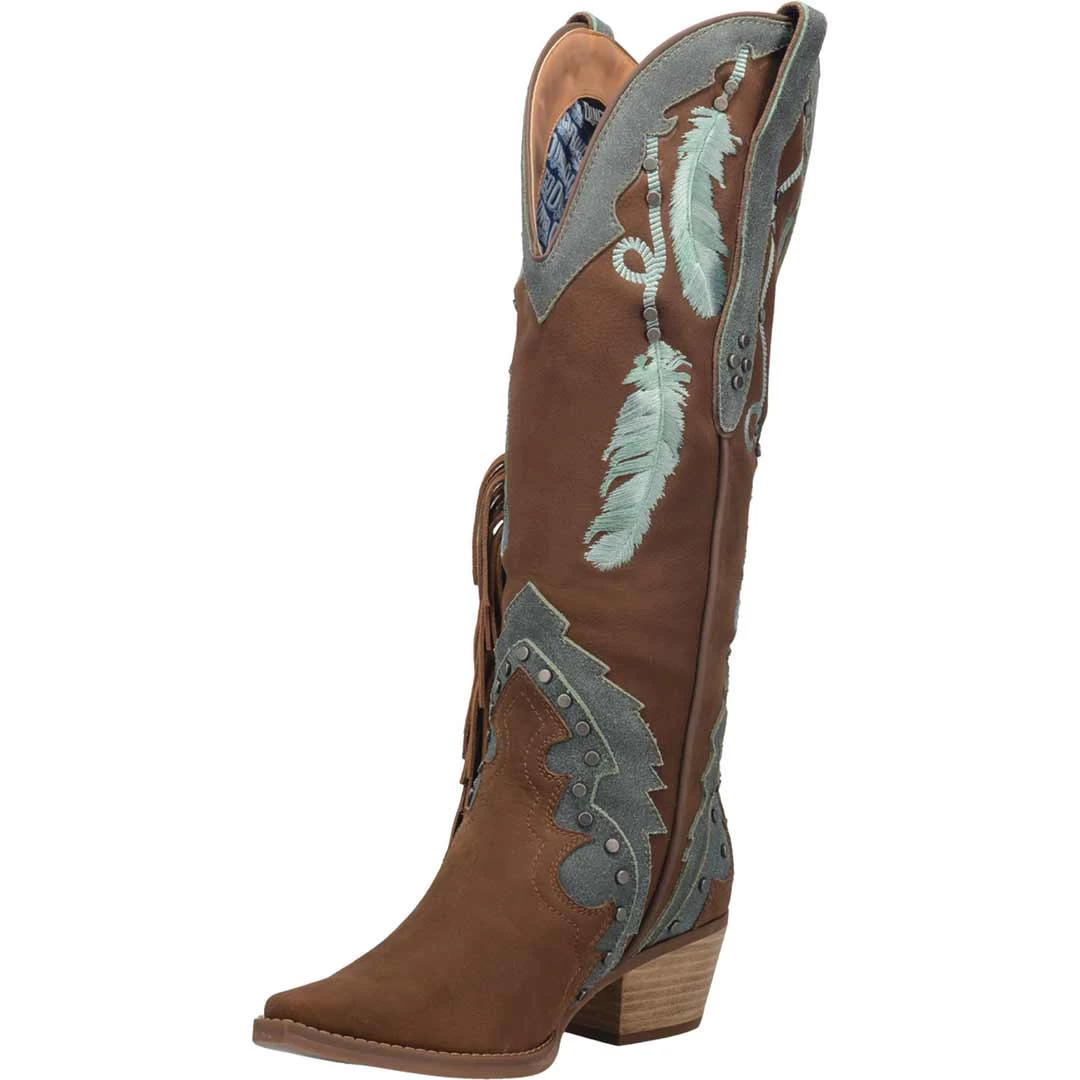 Dingo Women's Dream Catcher Leather Cowgirl Boots 9 Dingo Women's Dream Catcher Leather Cowgirl Boots - Image 9