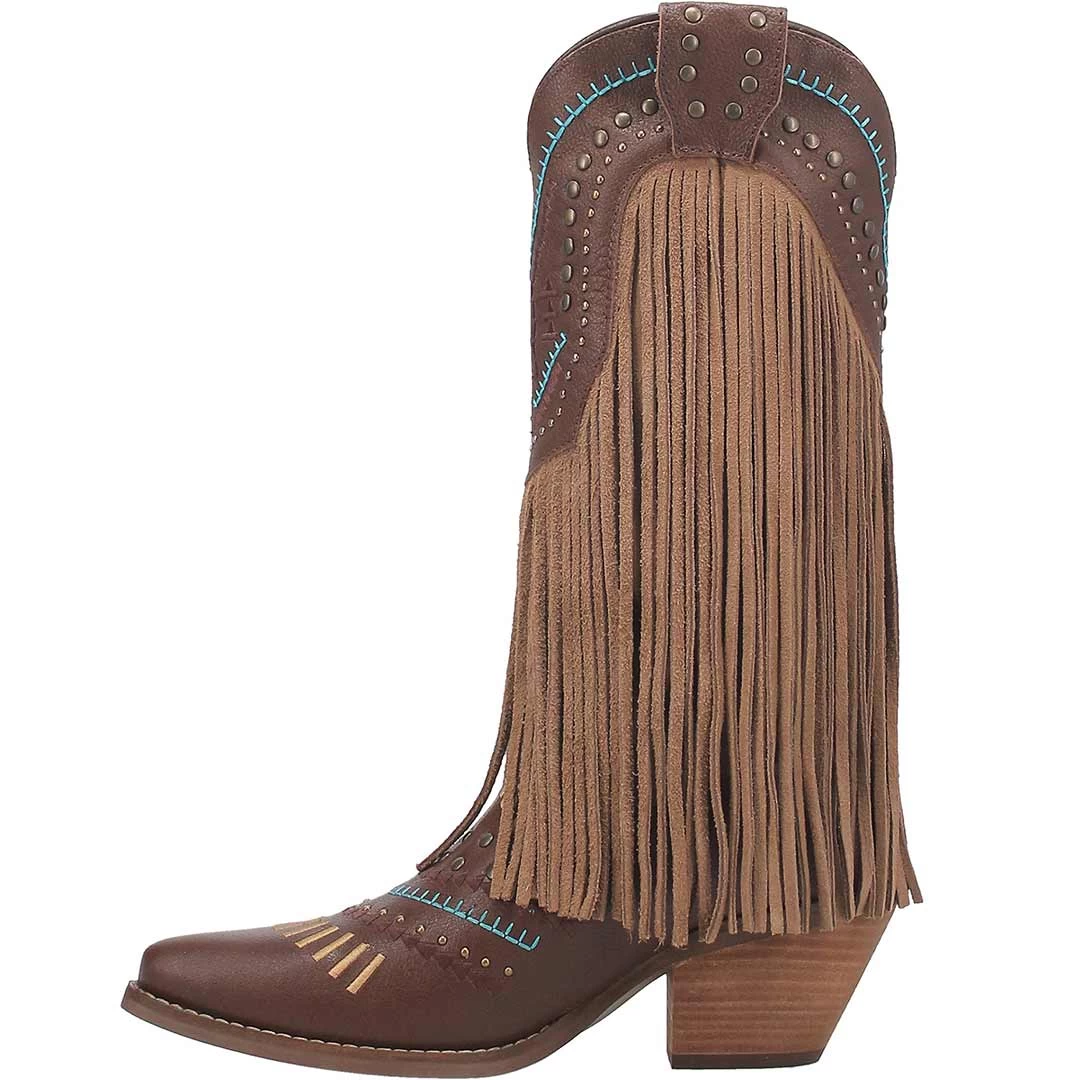 Dingo Women's Gypsy Leather Cowgirl Boots 3 Dingo Women's Gypsy Leather Cowgirl Boots - Image 3
