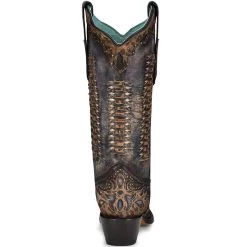 Corral Boot Co. Women's Leopard Weaved Cowgirl Boots -Western Fashion Ladies img46572 corral boot co women s leopard weaved cowgirl boots