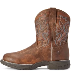 Ariat Women's Anthem Round Toe Shortie Cowgirl Boots -Western Fashion Ladies img47125 ariat women s anthem round toe shortie cowgirl boots