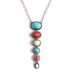 Wyo-Horse Women's Path Of Stones Necklace