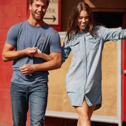 Wrangler Women's Snap Front Denim Shirt Dress 6 Wrangler Women's Snap Front Denim Shirt Dress -Western Fashion Ladies img48604 wrangler women s snap front denim shirt dress