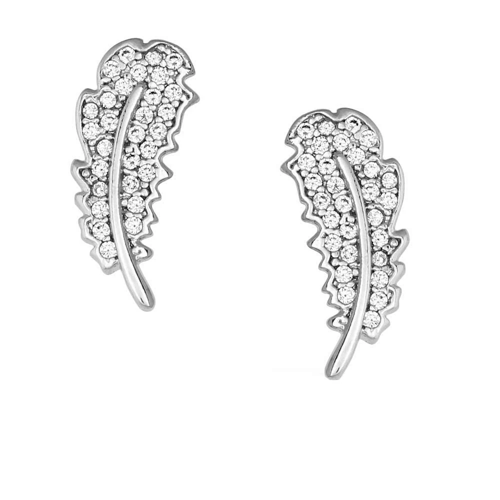 Montana Silversmiths Smitten Feather Earrings 1 Montana Silversmiths Smitten Feather Earrings