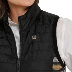 Cinch Women's Quilted Reversible Stripe Vest 13 Cinch Women's Quilted Reversible Stripe Vest -Western Fashion Ladies img51688 cinch women s quilted reversible stripe vest