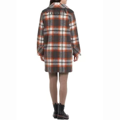 Tribal Women's Fringe Trim Plaid Coat 6 Tribal Women's Fringe Trim Plaid Coat -Western Fashion Ladies img51858 tribal women s fringe trim plaid coat
