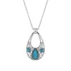 Montana Silversmiths New Stone Teardrop Necklace