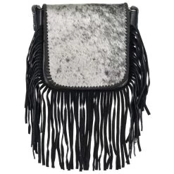 Montana West 100% Real Leather Hair-On Crossbody