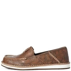 Ariat Women's Floral Tooled Cruiser Slip-On Shoes -Western Fashion Ladies img52100 ariat women s floral tooled cruiser slip on shoes