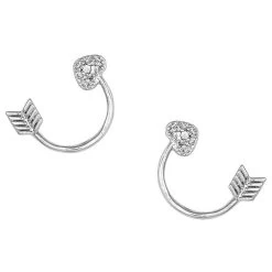 Montana Silversmiths Doe Silver Arrow Earrings