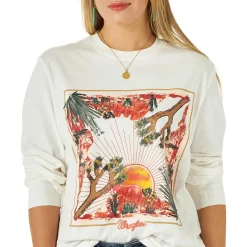 Wrangler Women's Retro Graphic Long Sleeve T-Shirt -Western Fashion Ladies img53865 wrangler women s retro graphic long sleeve t shirt