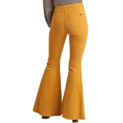 Rock & Roll Denim Women's High Rise Stretch Bell Bottom Jeans