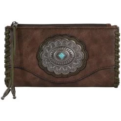 Tony Lama Women's Concho Accent Wallet