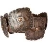Angel Ranch Women's Square Conchos Leather Belt