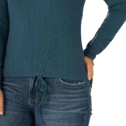 Wrangler Women's Essential Ribbed Knit Long Sleeve T-Shirt -Western Fashion Ladies img60183 wrangler women s essential ribbed knit long sleeve t shirt