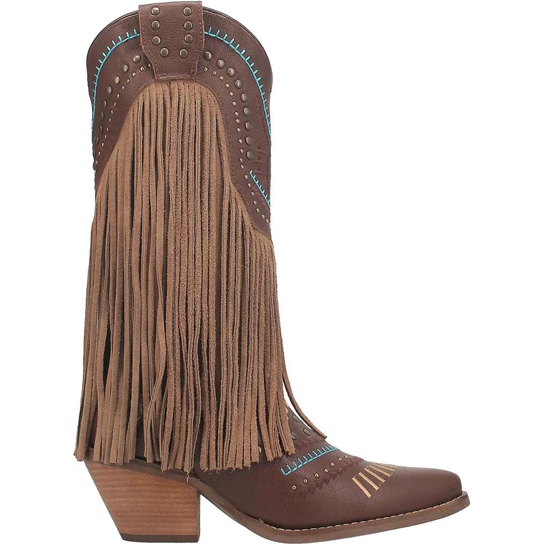 Dingo Women's Gypsy Leather Cowgirl Boots 4 Dingo Women's Gypsy Leather Cowgirl Boots - Image 4