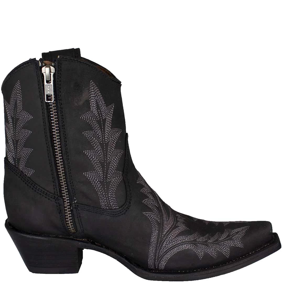 Circle G Women's Embroidered Ankle Cowgirl Boots 3 Circle G Women's Embroidered Ankle Cowgirl Boots - Image 3