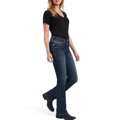 Ariat Women's R.E.A.L. Freesia Straight Leg Jeans -Western Fashion Ladies img68487 ariat women s r e a l freesia straight leg jeans