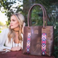 STS Ranchwear Chocolate Basic Bliss Tote -Western Fashion Ladies img69234 sts ranchwear chocolate basic bliss tote