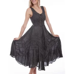 Scully Women's Lace-Up Front Paneled Dress -Western Fashion Ladies img69486 scully women s lace up front paneled dress