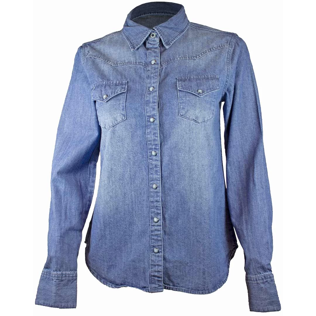 Cruel Denim Women's Denim Snap Shirt 1 Cruel Denim Women's Denim Snap Shirt