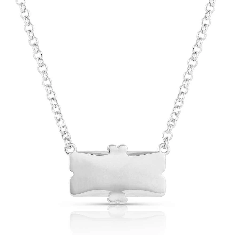 Montana Silversmiths Looking Glass Turquoise Necklace 2 Montana Silversmiths Looking Glass Turquoise Necklace - Image 2