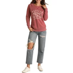 Panhandle Women's Western State Of Mind Sweatshirt -Western Fashion Ladies img71044 panhandle women s western state of mind sweatshirt